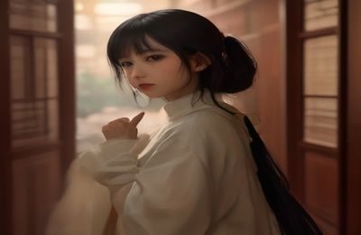 《调教日记·初章》剧情截图，室内日式风格场景，温暖灯光下主角进行心理调教的关键剧情画面